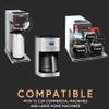 Tupkee 12-Cup Large Coffee Filters - 9.75 x 4.25 - 1000 Count - Tall Walled to Prevent Ground Overflow - Compatible with Bunn 12 Cup Commercial Coffee Maker & Large Home Machines - Made in the USA view 2
