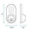 MiLocks XF-02OB Digital Deadbolt Door Lock with Keyless Entry via Remote Control and Keypad Code for Exterior Doors view 2
