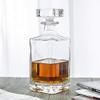 Square 25oz Whiskey Decanter with Glass Stopper view 2