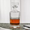Square 25oz Whiskey Decanter with Glass Stopper view 4