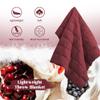 puredown Soft Feather Down Throw Blanket Lightweight Packable Couch Throw for Indoor and Outdoor Use, Throw 50"X70", Wine view 2