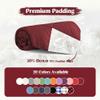 puredown Soft Feather Down Throw Blanket Lightweight Packable Couch Throw for Indoor and Outdoor Use, Throw 50"X70", Wine view 3