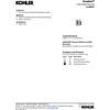 KOHLER 98347-BN Awaken Fixed Wall Bracket, Vibrant Brushed Nickel view 2