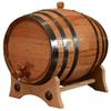 5 Liters American Oak Aging Barrel | Handcrafted using American White Oak | Age your own Whiskey, Beer, Wine, Bourbon, Tequila, Hot Sauce & More view 1