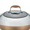 Anolon Advanced Hard-Anodized Nonstick 14" Covered Wok, Bronze view 2