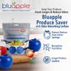 Bluapple Produce Saver with Activated Carbon - Ethylene Gas Absorber, Keep Fruits & Vegetables Fresh Longer, Minimize Food Waste, Refrigerator Odor Absorber, Produce Storage Extends Shelf Life, 2 Pack view 2