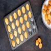 MasterClass KCMCHB92 Madeleine Tray with PFOA Non Stick, Robust 1mm Carbon Steel, 24 Hole Cake Mould, Grey view 4