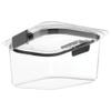 Rubbermaid Brilliance Food Storage Container, Medium Deep, 4.7 Cup, Clear 2024349 view 3
