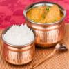 Set of 4 - Copper Tableware Serving Bowl - Indian Serveware Set - Dia 5 Inches view 2