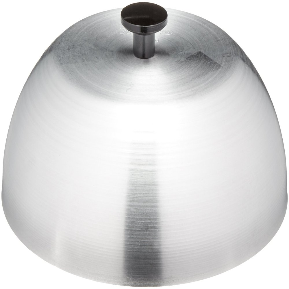 6 Inch Aluminum Grill Basting Cover Hamburger Dome Melt Cheese