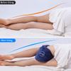 NATUMAX Knee Pillow for Side Sleepers - Relief from Sciatica Pain, Back/Leg Pain, Pregnancy, Hip and Joint Pain Memory Foam Leg Pillow + Free Sleep Mask and Ear Plugs view 4