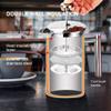 Secura French Press Coffee Maker, 304 Grade Stainless Steel Insulated Coffee Press with 2 Extra Screens, 34oz (1 Litre), Silver view 3
