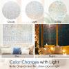 rabbitgoo Window Privacy Film Stained Glass Window Film, Mosaic Rainbow Decorative Glass Cling, Removable Static Cling Tint UV Blocking, Non-Adhesive Privacy Covering for Home, 17.5 x 78.7 inches view 4