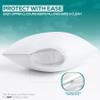 Utopia Bedding Set of 2 Waterproof Pillow Protectors with Zipper Queen Size (White), Ultra Soft Pillow Covers, Bed Bug and Dust Mite Proof Pillow Encasements, Moisture Wicking Pillow Cases view 4