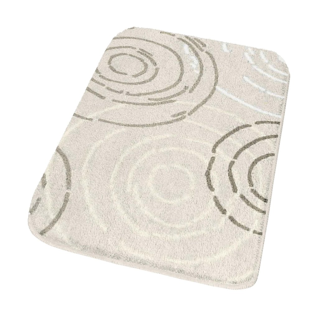 Kleine Wolke Luxury Contemporary Splash Bath Rug (27.6x47.2in, Silk)