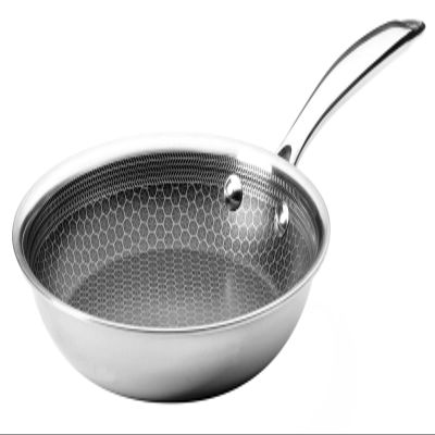 Black Cube Quick Release 8-Inch Stainless Steel Nonstick Frying Pan - Induction Cookware - Stainless Steel Pan - Hybrid Cookware
