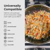 Black Cube Quick Release 8-Inch Stainless Steel Nonstick Frying Pan - Induction Cookware - Stainless Steel Pan - Hybrid Cookware view 3
