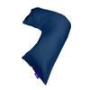 Contour Products L Pillow Case, Navy, Made Specifically for The Contour Products L-Shaped Body Pillow view 1