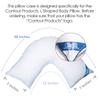 Contour Products L Pillow Case, Navy, Made Specifically for The Contour Products L-Shaped Body Pillow view 3