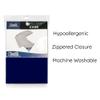 Contour Products L Pillow Case, Navy, Made Specifically for The Contour Products L-Shaped Body Pillow view 4