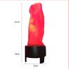 LED Fake Fire Flame Light 3D Flickering Electronic Fire Night Light Prop, Simulated Flame Lamp for Halloween & Christmas, Indoor Party Decoration, US Plug view 4