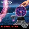 Discovery Plasma Globe Lamp, Touch & Sound Sensitive Lightning, Interactive Electric Plasma Ball for Hands-On STEM Learning, Plug-in Bedroom & Desktop Decorative lamp view 4