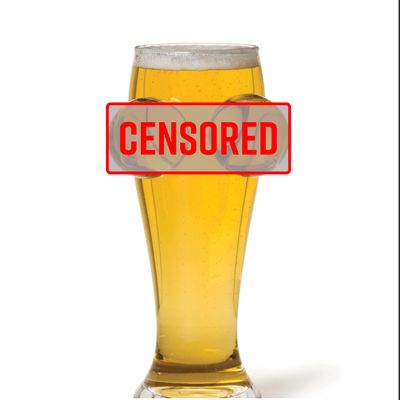 BigMouth Inc Golden Globes 16 Ounce Tall Beer Glass, Hand Blown Pint Glass for Melon and Beer Lovers, Novelty Drinking Glasses for the Top Rack