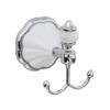 MODONA Four Piece Bathroom Accessories Set, Includes 24 Towel Bar, Robe Hook, Towel Ring, and Toilet Paper Holder White Porcelain & Chrome - Flora Series - 5 Year Warrantee view 2