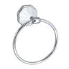 MODONA Four Piece Bathroom Accessories Set, Includes 24 Towel Bar, Robe Hook, Towel Ring, and Toilet Paper Holder White Porcelain & Chrome - Flora Series - 5 Year Warrantee view 4