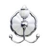 MODONA Double Robe & Towel Hook - White Porcelain & Chrome - Flora Series - 5 Year Warrantee view 2