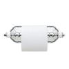 MODONA Toilet Paper Holder - White Porcelain & Chrome - Flora Series - 5 Year Warrantee view 3
