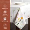 Maison d' Hermine Table Cloth Rectangle Table 100% Cotton 60 x 108 Inches Tablecloth Reusable Decorative for Dining Room Farmhouse Home Valentines Day Decorations Spring Summer - Botanical Fresh view 2