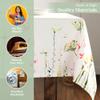 Maison d' Hermine Table Cloth Rectangle Table 100% Cotton 60 x 108 Inches Tablecloth Reusable Decorative for Dining Room Farmhouse Home Valentines Day Decorations Spring Summer - Botanical Fresh view 3