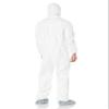 DuPont TY122S-XL-EACH Disposable Elastic Wrist, Bootie and Hood Tyvek Coverall Suit 1414, X-Large, White view 2