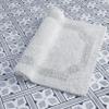 Laura Ashley - Reversible Cotton Bath Mat, Premium Bathroom Dcor, Machine Washable Bathroom Rug, Highly Absorbent, 21"x34", Light Grey view 2