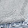 Laura Ashley - Reversible Cotton Bath Mat, Premium Bathroom Dcor, Machine Washable Bathroom Rug, Highly Absorbent, 21"x34", Light Grey view 3