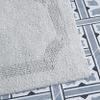 Laura Ashley - Reversible Cotton Bath Mat, Premium Bathroom Dcor, Machine Washable Bathroom Rug, Highly Absorbent, 21"x34", Light Grey view 4