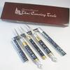 Set of Fruit Carving Knife Handle Carving Stainless steel. It Very Beautiful of Thailand 1 Set have 3 Pcs. (Black Color) view 2