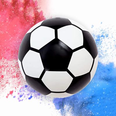 Simply Health Gender Reveal Soccer Ball - Spill Proof Design. Biggest Soccerball with Most Powder for Biggest Puff and Great Photos Opportunity. Not Transparent Set of 2 Colors Pink and Blue