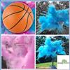 Simply Health Gender Reveal Basketball Pink and Blue Powder Kit for Baby Boy Girl Party | Spill Proof | 1 Basketball Shell + 2 Color Packs | Non Transparent view 1