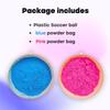 Simply Health Gender Reveal Basketball Pink and Blue Powder Kit for Baby Boy Girl Party | Spill Proof | 1 Basketball Shell + 2 Color Packs | Non Transparent view 4