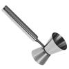 BarConic Stainless Steel Jigger with Handle, .75 oz x 1.25 oz view 2