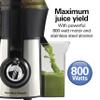 Hamilton Beach Juicer Machine, Big Mouth 3 Feed Chute for Whole Fruits and Vegetables, Easy to Clean, Centrifugal Extractor, Vegetable & Fruit Juicer, BPA Free, 800W Motor, Stainless Steel view 4