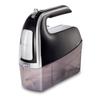 Hamilton Beach Electric Hand Mixer with Snap-On Case, Twisted Wire Beaters, Milkshake Rod, Dough Hook, Whisk, 6-Speed, Black view 1