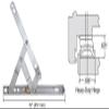 Truth EP28022 18" Heavy-Duty 4-Bar Stainless Steel Window Hinge view 2