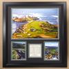 Legends Never Die PGA Cypress Point Golf Course Double Matted Photo Frame, 18" x 22" view 1