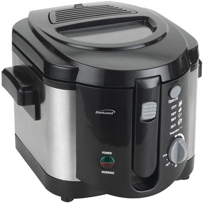Brentwood DF-720 1200w 8-Cup Deep Fryer, Stainless Steel
