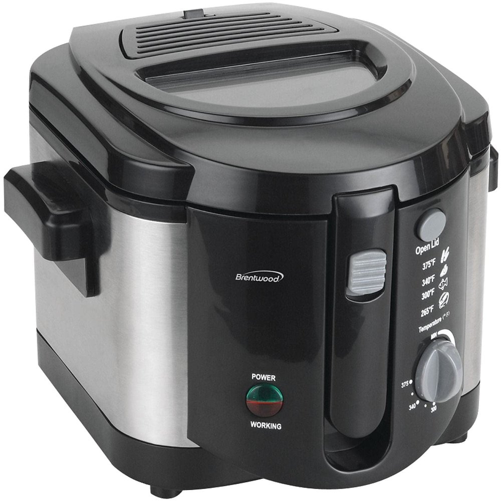 Brentwood DF-720 1200w 8-Cup Deep Fryer, Stainless Steel