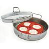 Norpro Silicone 4 Egg Poacher, Red view 4