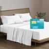 THREAD SPREAD 100% Egyptian Cotton Sheets King Size - 4 PC 800 High Thread Count Egyptian Cotton King Size Bed Sheets Set (White), Soft, Cooling, 16" Deep Pocket Sateen Weave Luxury Hotel Bedsheet view 1